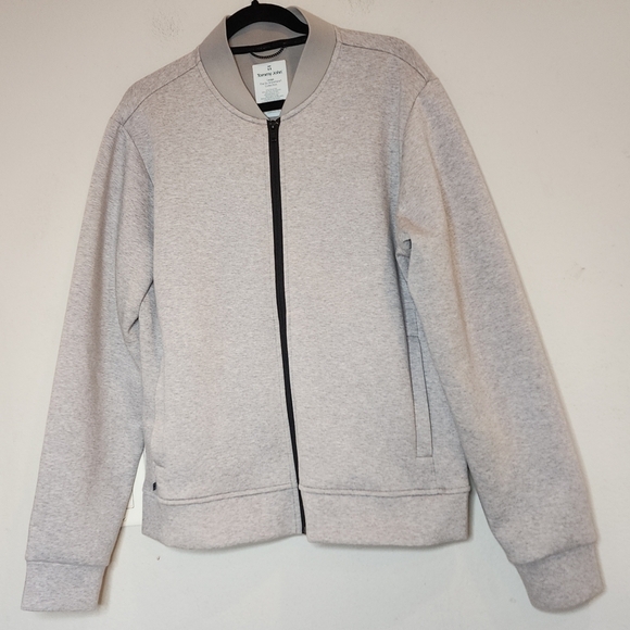 Tommy John The Go Anywear Collection Zip up jacket. Heathered grey and blue. L. - Picture 7 of 16